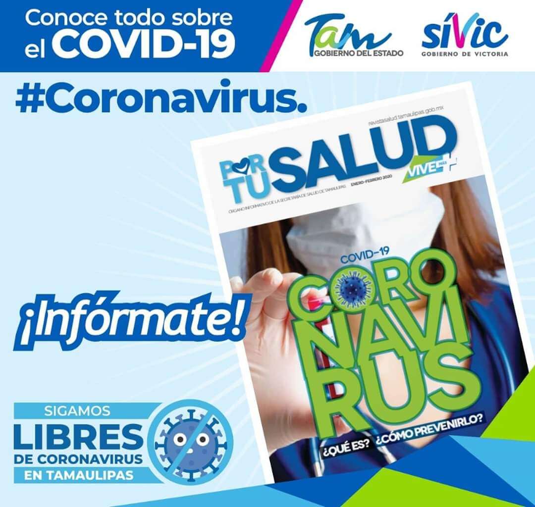 Promueve Gobierno de Victoria, recomendaciones ante Coronavirus