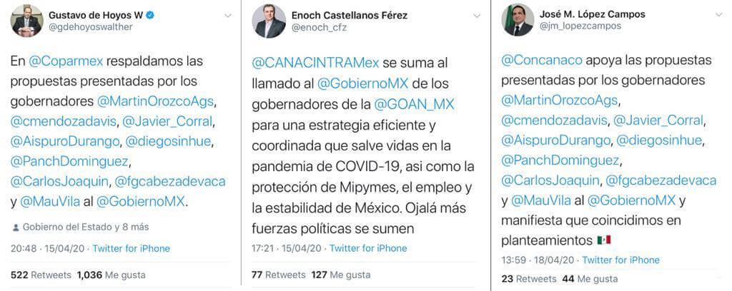 Respaldan organismos empresariales del país propuesta económica de la GOAN ante emergencia sanitaria