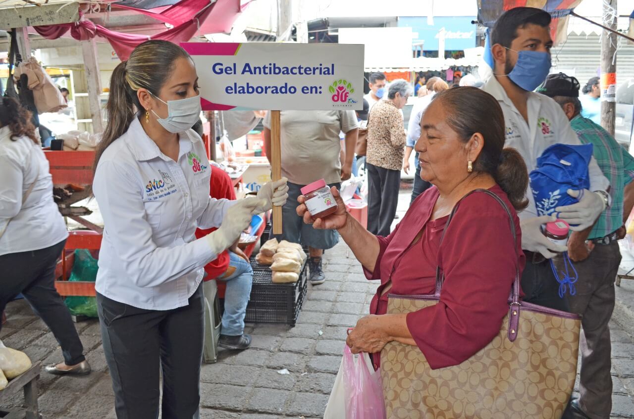 Elabora DIF Victoria, gel antibacterial a base de sábila