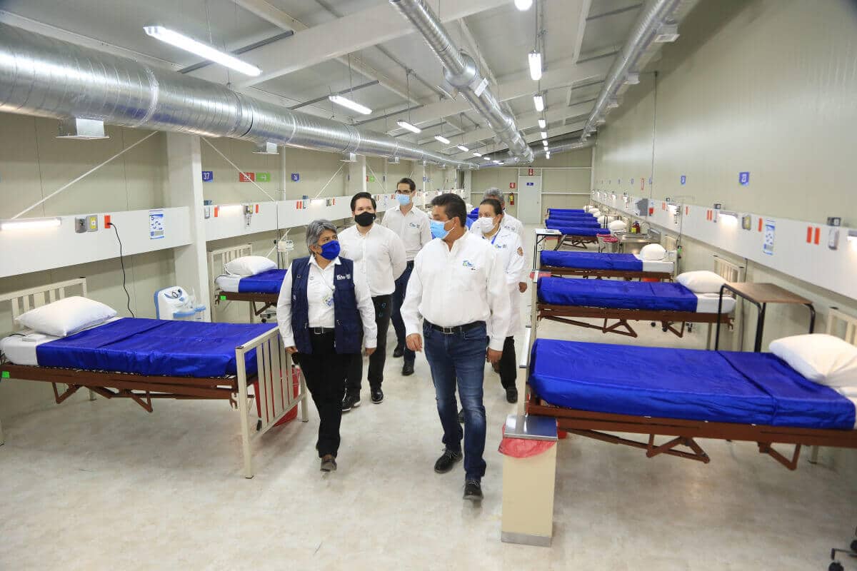 Entrega Gobernador hospitales temporales COVID-19 en Altamira y Victoria