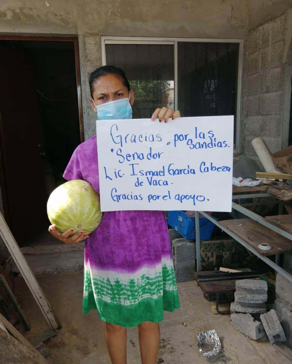 Apoya Senador a las familias más vulnerables