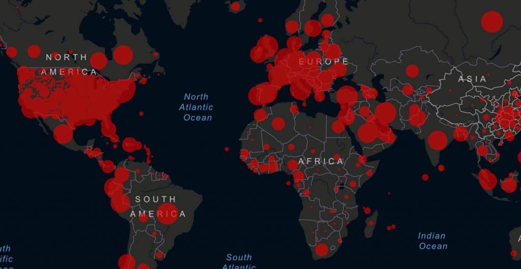 Covid-19 deja 350 mil fallecimientos en el mundo
