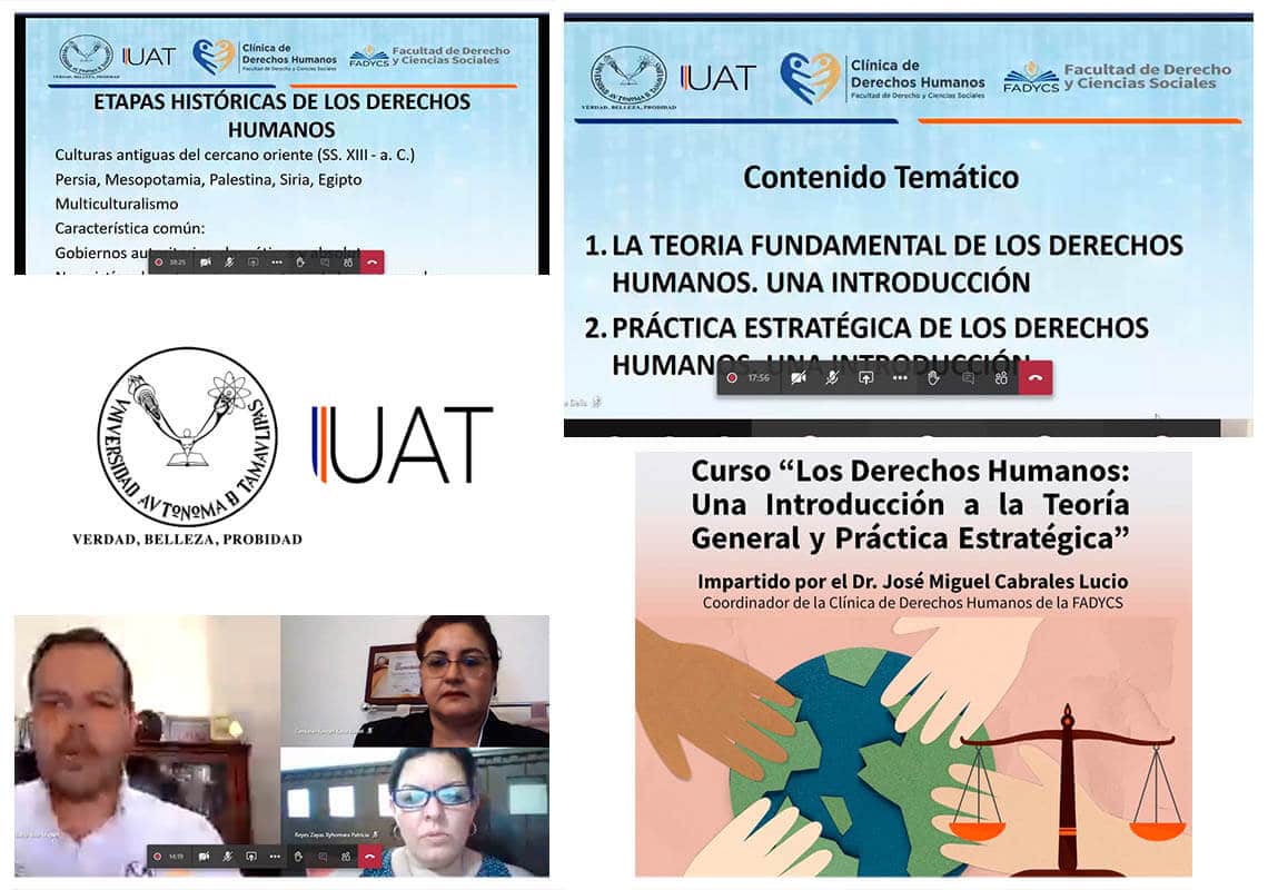 Imparte UAT a estudiantes curso de derechos humanos