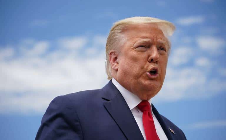 Trump dice que fue al búnker de la Casa Blanca sólo para hacer «una inspección»