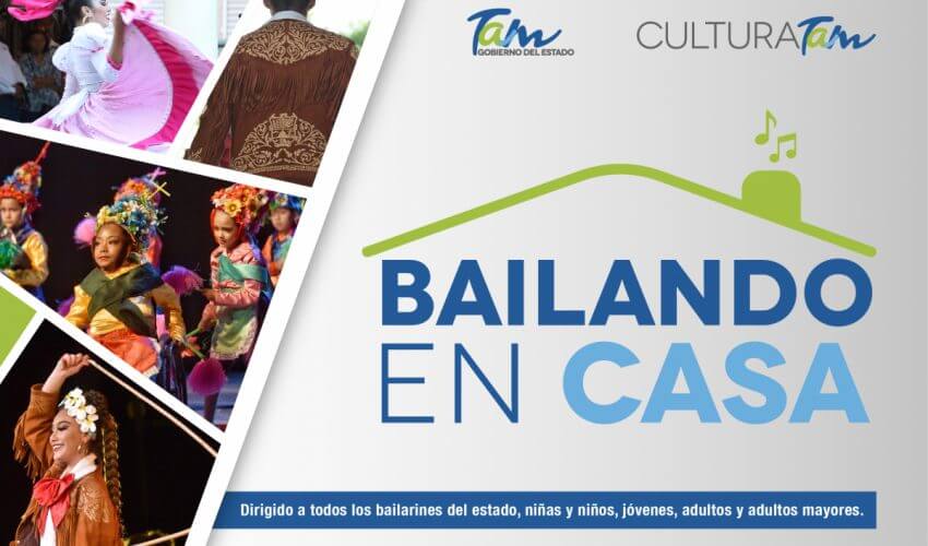 Cultura Tamaulipas invita a participar en el concurso «bailando en casa»