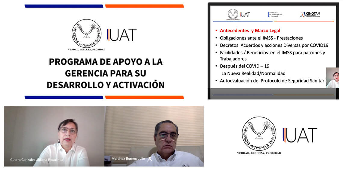 Imparte UAT cursos de apoyo a la reactivación de PYMES