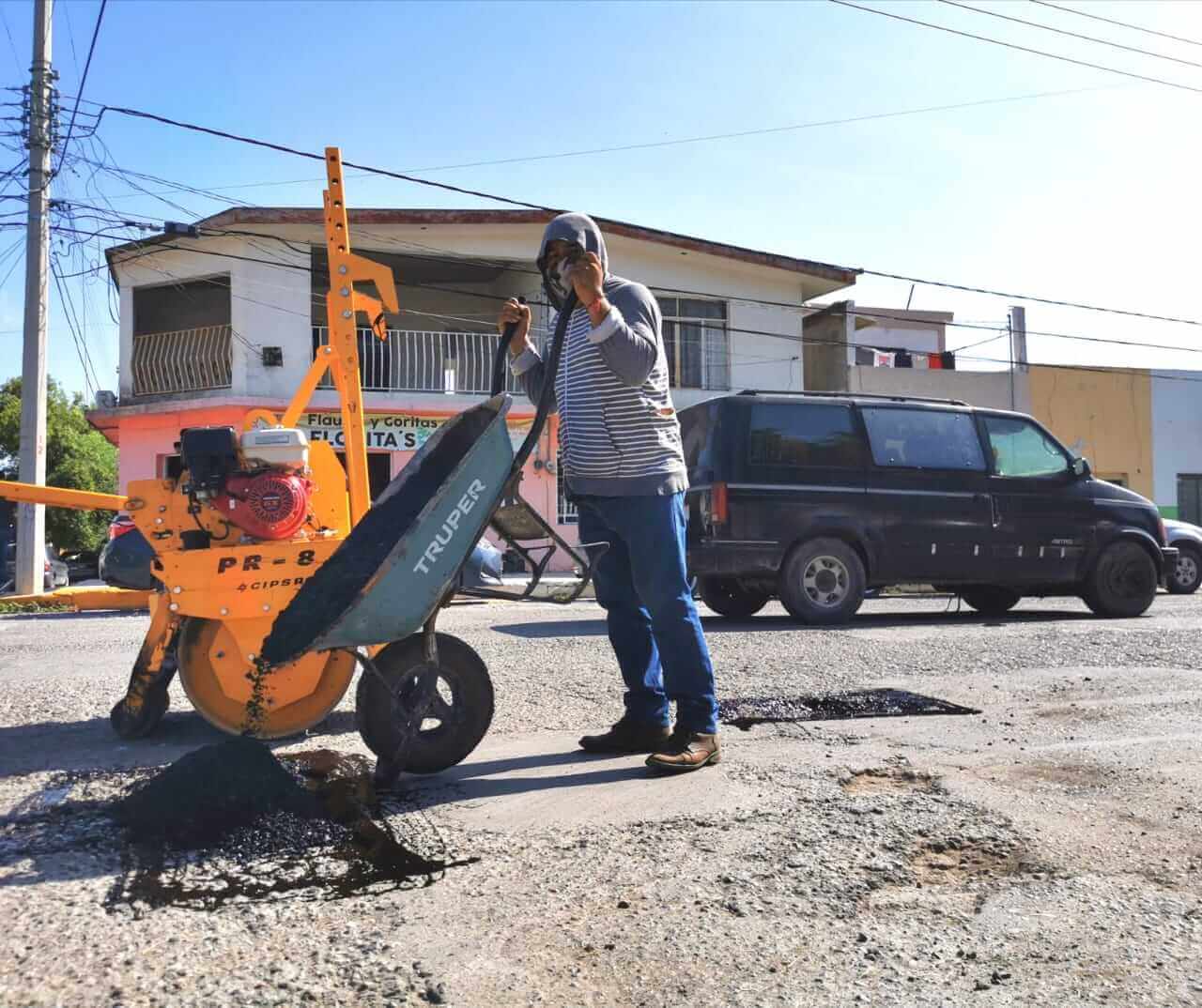 Inicia bacheo Gobierno de Victoria