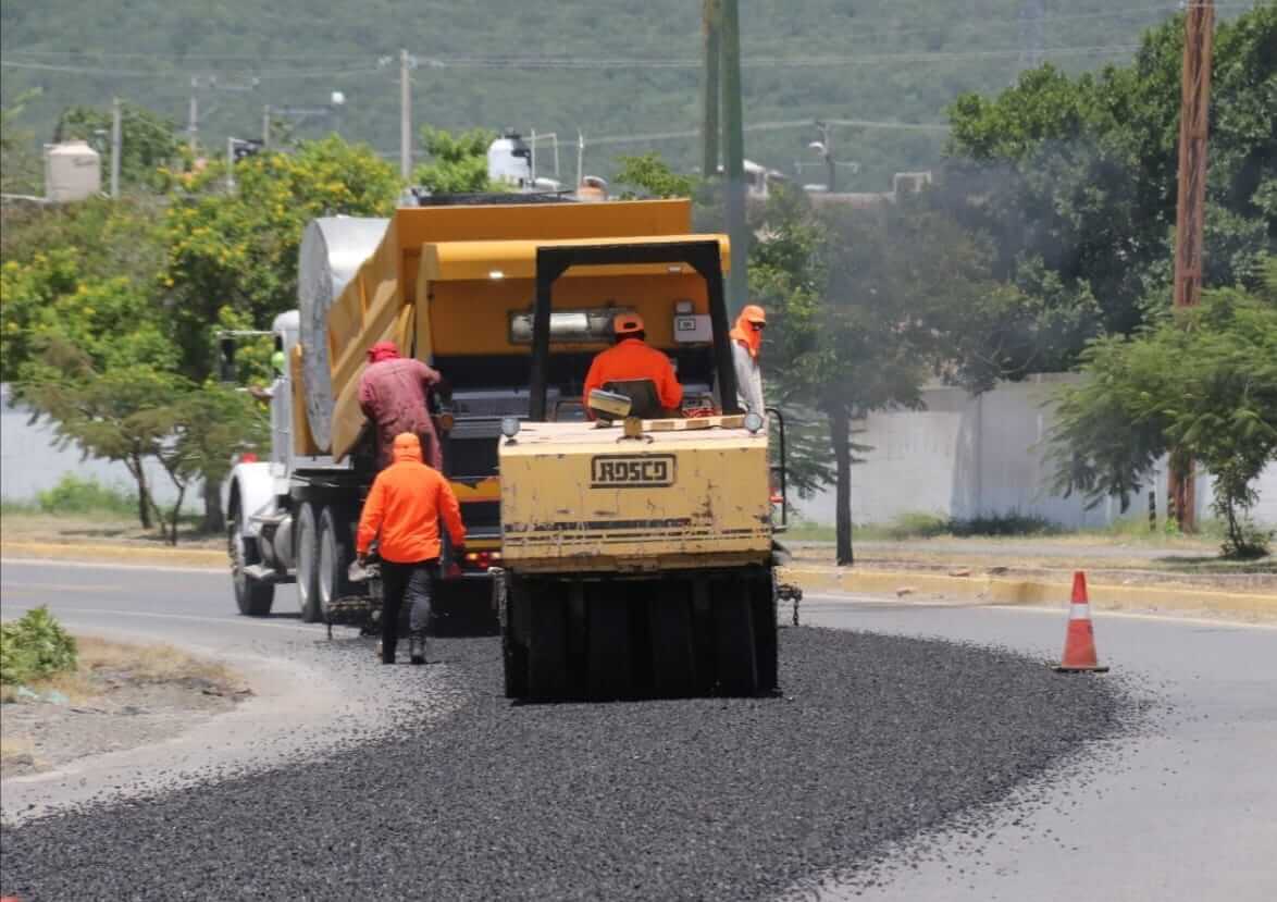 Trabaja Gobierno de Victoria en rehabilitación de pavimento
