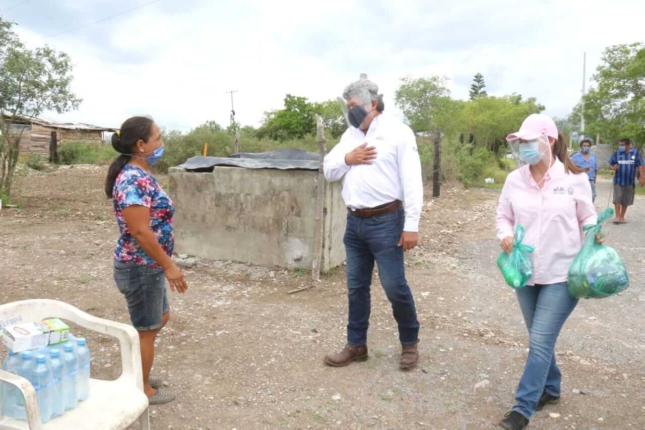 Lleva Gobierno de Victoria apoyos a las colonias México, Azteca y Esperanza