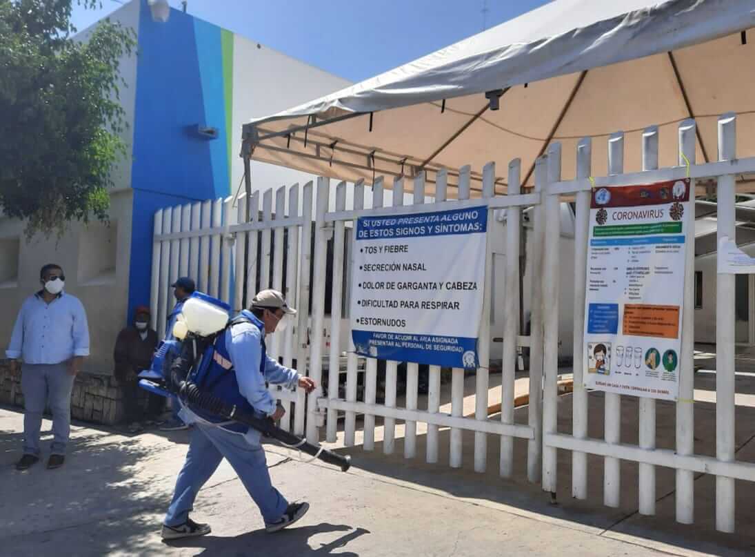 Desinfecta Gobierno de Victoria espacios públicos