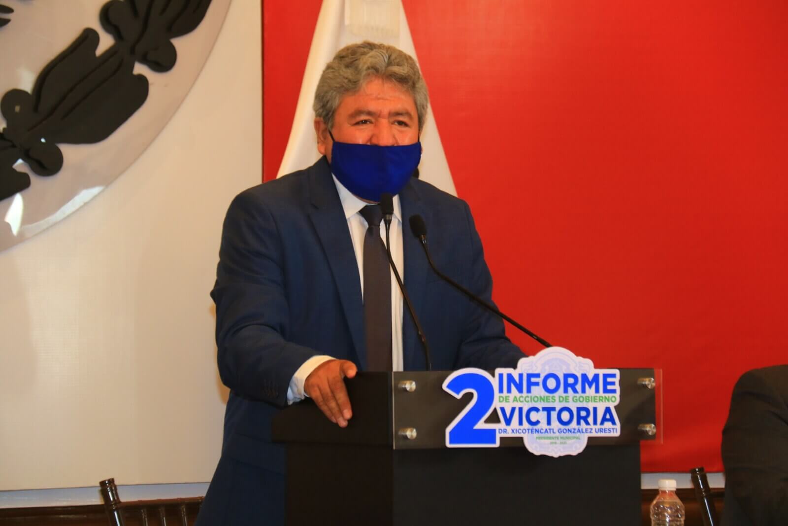 Rinde Xico González, Segundo Informe de Acciones de Gobierno