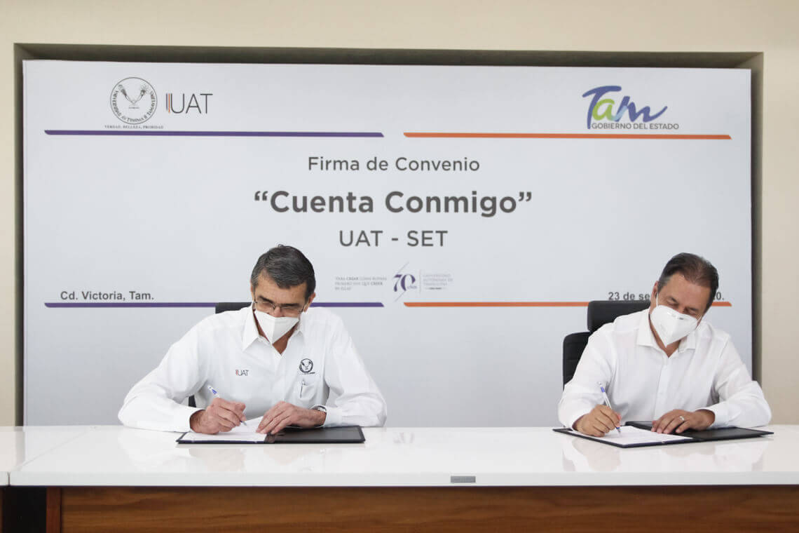 UAT y SET suman esfuerzos para fortalecer educación en Tamaulipas
