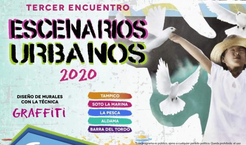 Cultura Tamaulipas te invita a participar en «Escenarios Urbanos 2020»
