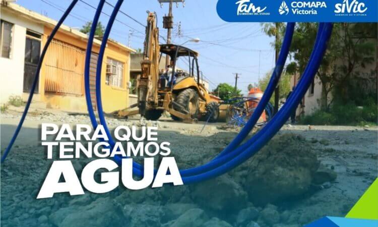 #ParaQueTengamosAgua cambiamos las tuberías en la zona centro de Victoria