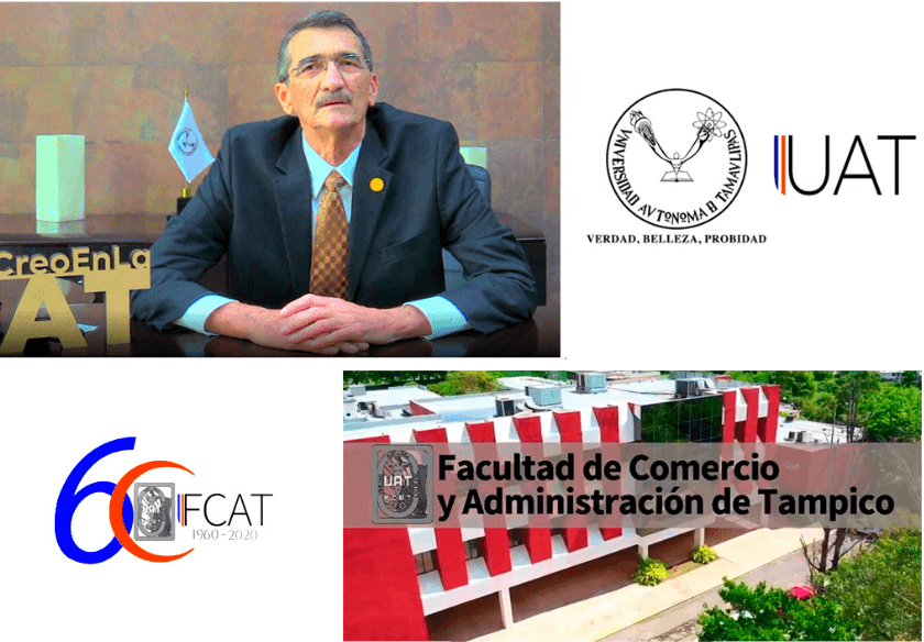 Felicita Rector a la Facultad de Comercio-Tampico en su 60 aniversario
