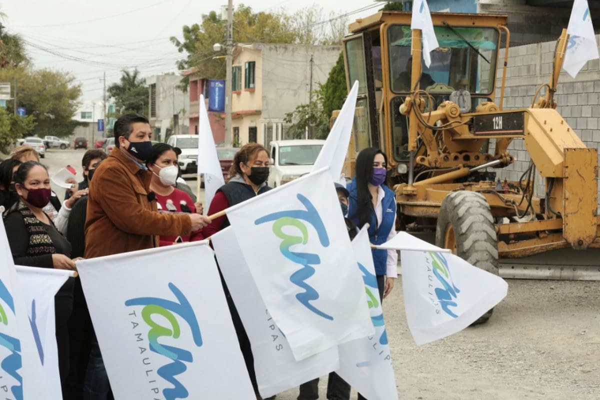 Arranca Programa de Pavimentaciones 2022 en Tamaulipas