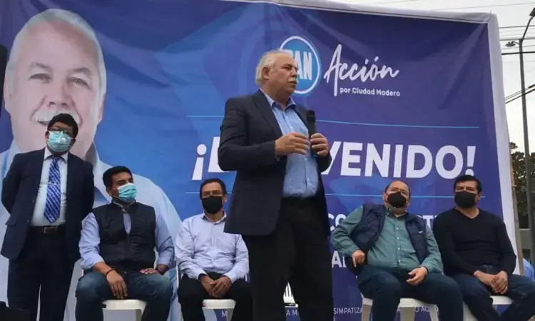 El Truco cuenta con el respaldo de militancia del PAN en CD. Madero
