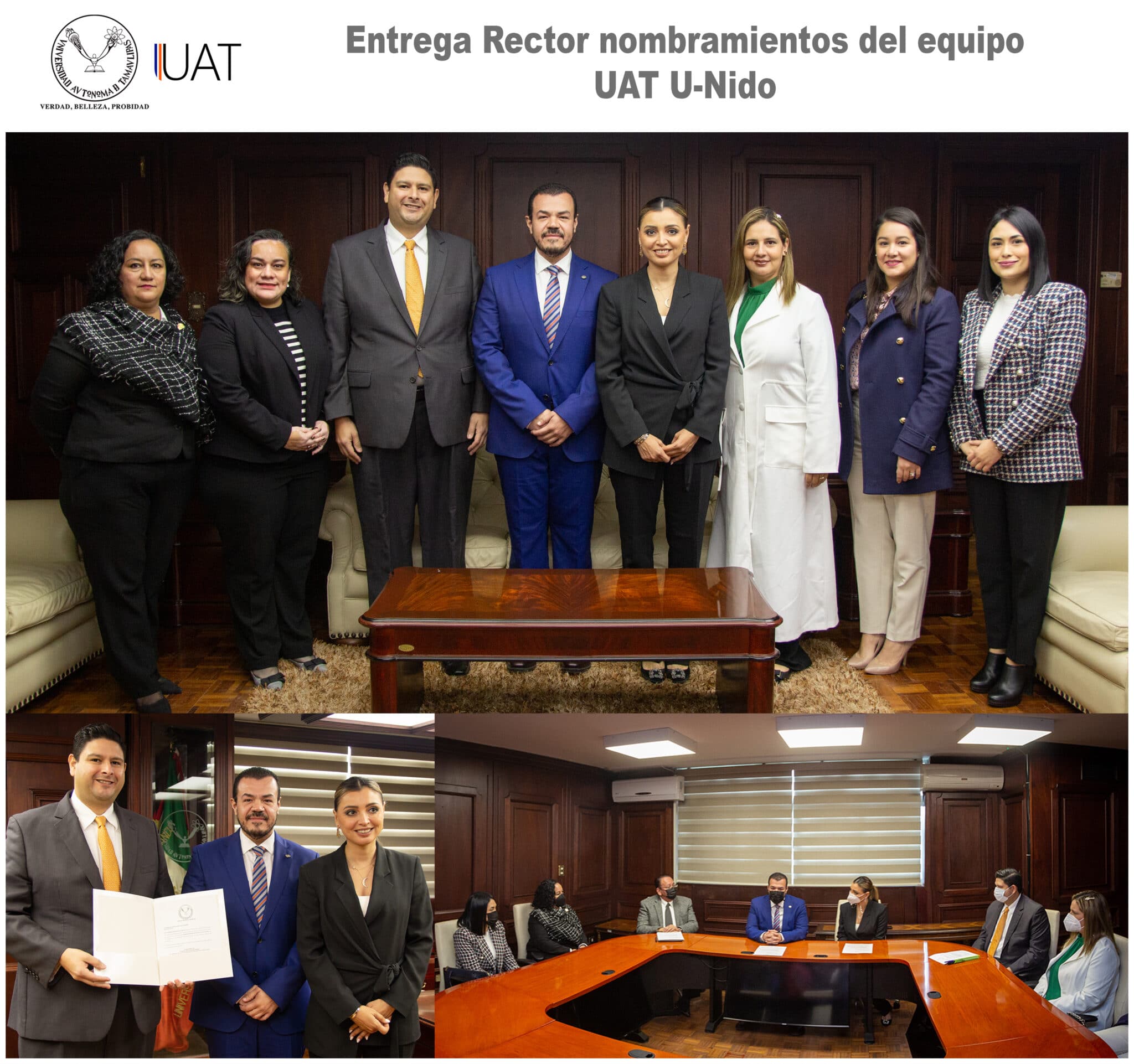 Presenta Rector equipo UAT U-NIDO