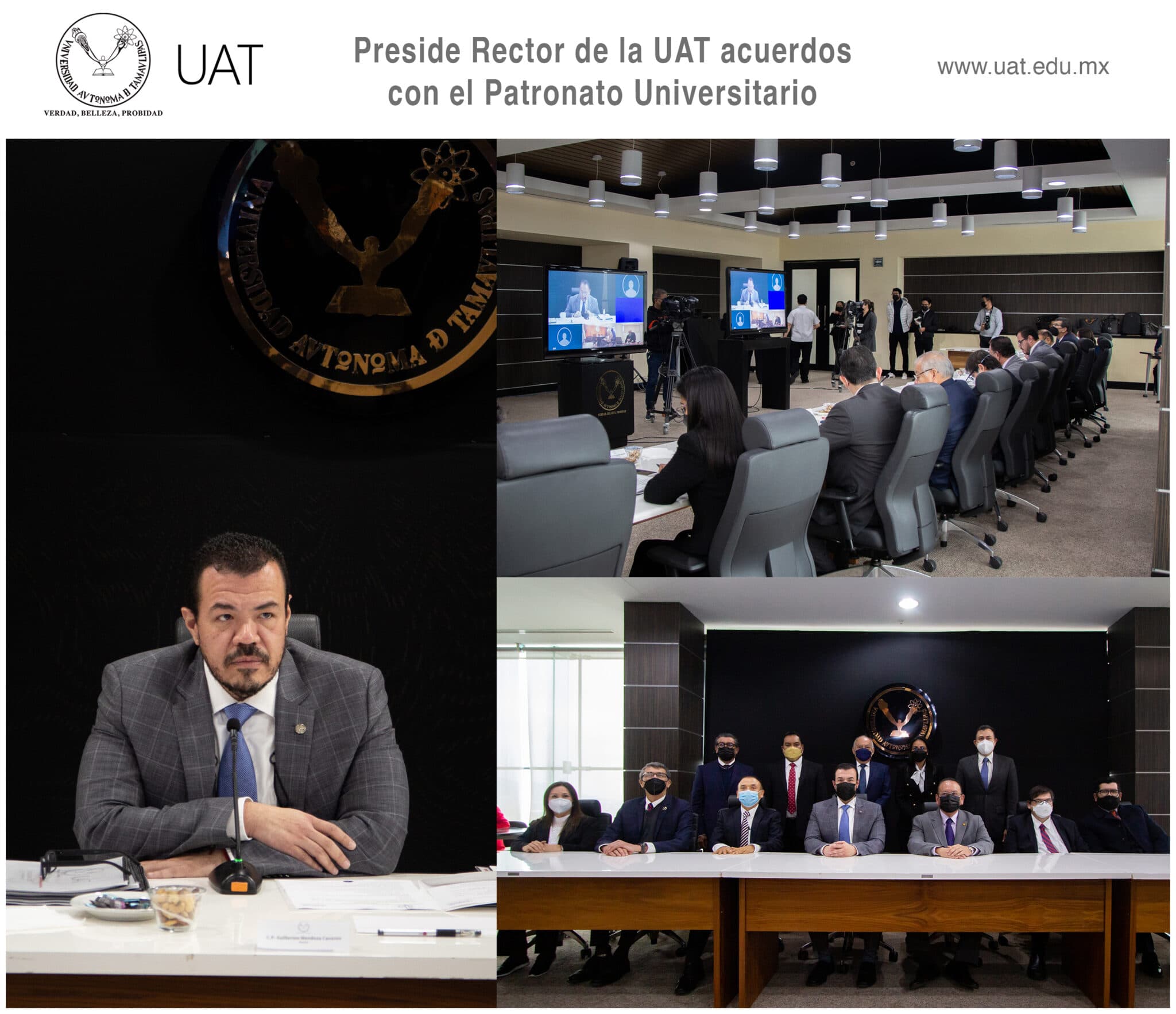 Sostiene Rector de la UAT acuerdos con el Patronato Universitario