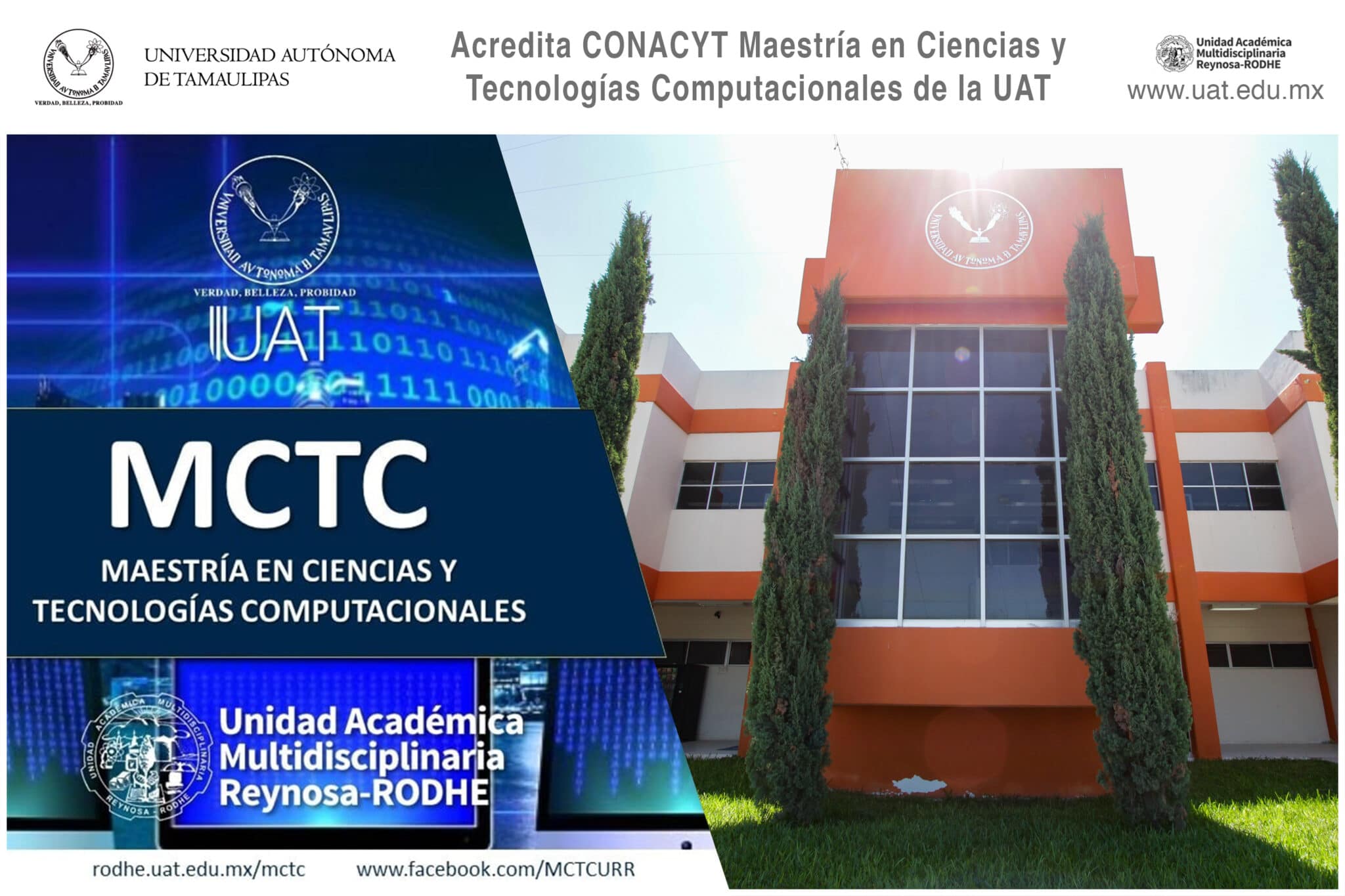 Acredita el CONACYT la Maestría en Ciencias y Tecnologías Computacionales de la UAT