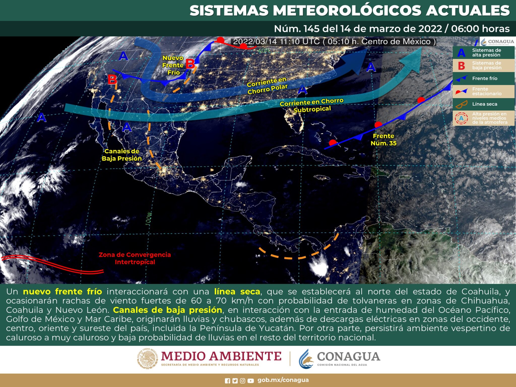 Frío de hasta -15º por la madrugada y hasta 40º al mediodía ¿Qué pasa con el clima en México?