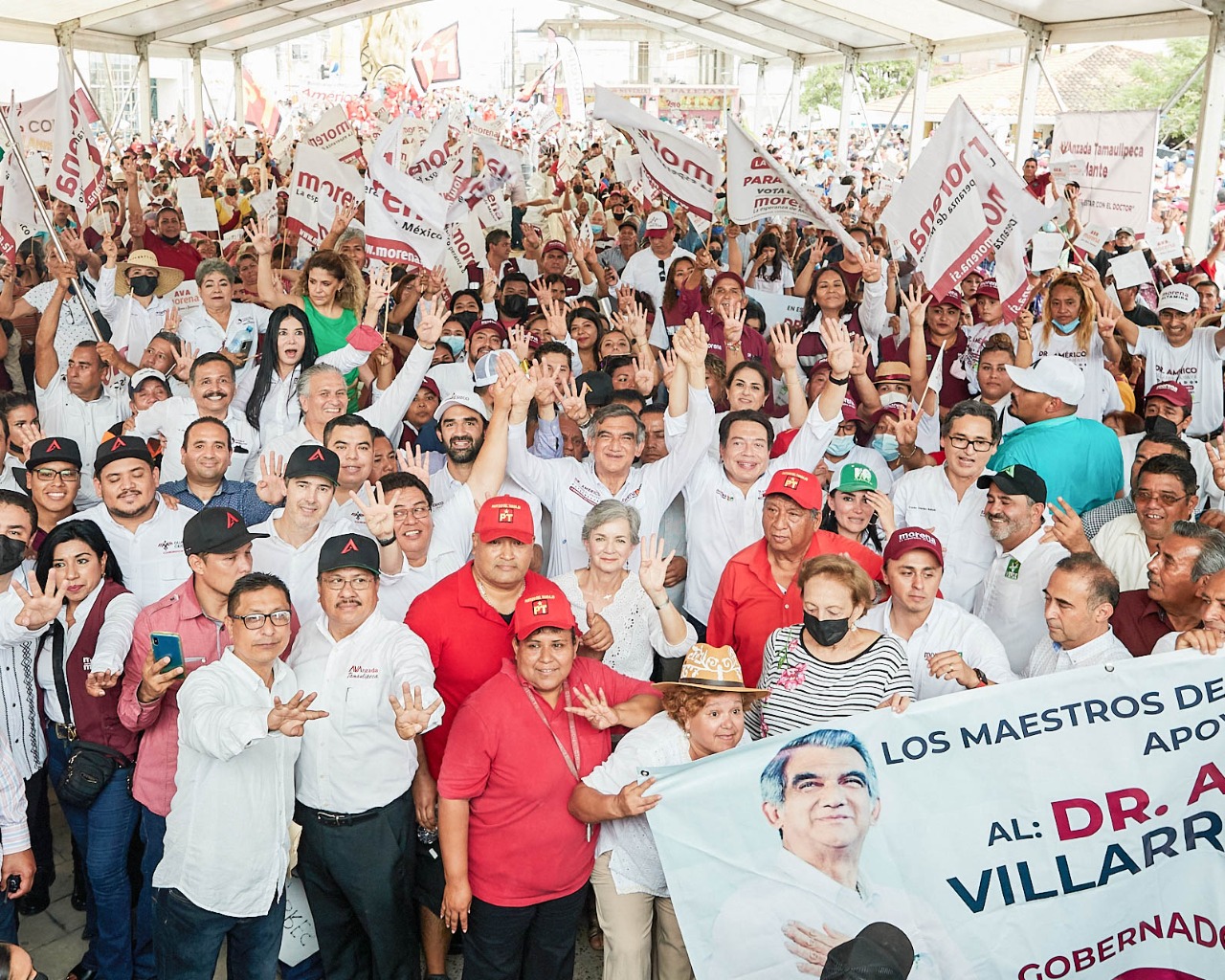 Desde El Mante, proclaman a Américo, Gobernador