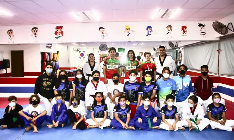 Team Salazar manda 7 taekwondoínes al Macroregional
