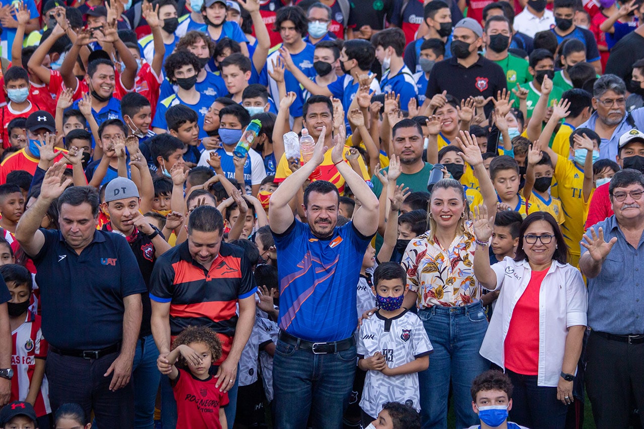 Inaugura Rector Torneo de Futbol Infantil y Juvenil “Copa UAT 2022”