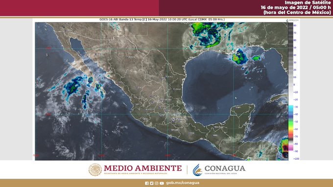 ¡Combo climático! Lluvias, granizadas y calor se impulsarán con el clima en México