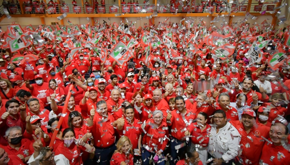 Priístas reynosenses muestran su fuerza