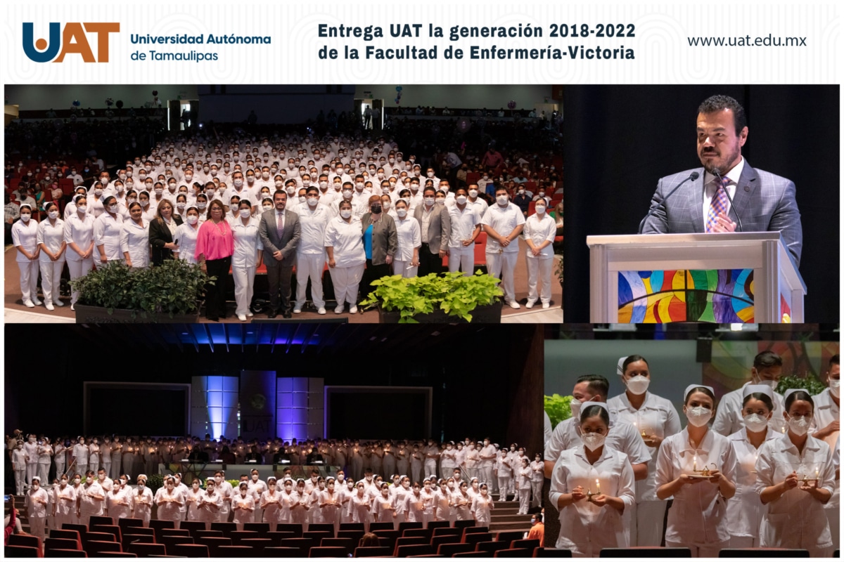 Entrega UAT la generación 2018-2022 de la Facultad de Enfermería-Victoria