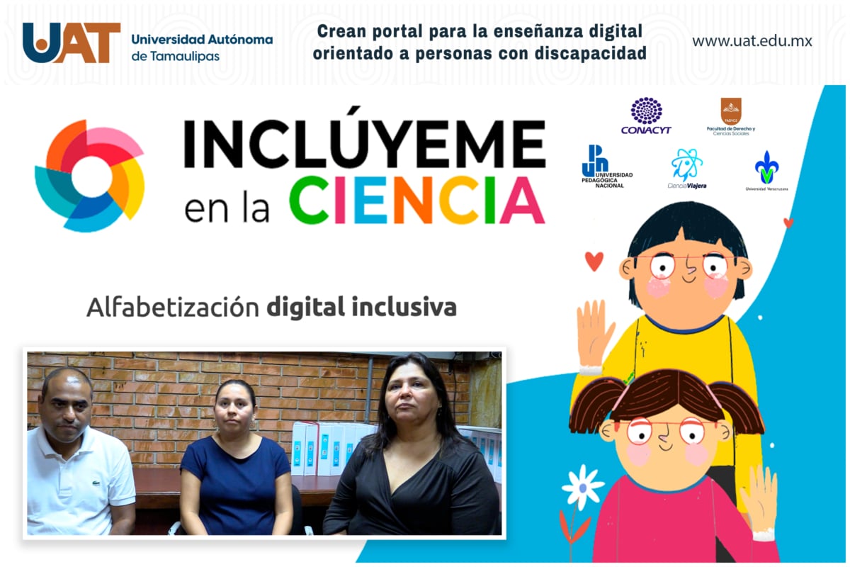 Crean portal para la enseñanza de la ciencia orientado a personas con discapacidad