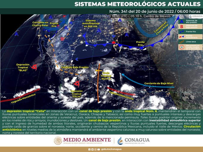 ¡Fuerte temporal se activa! Con el Monzón de Norteamérica este clima te espera hoy 20 de junio