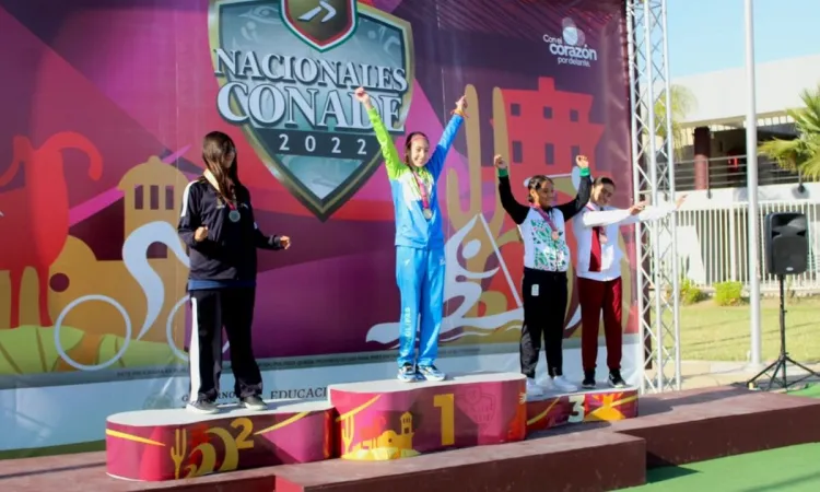 Llega la primera medalla de oro en la historia del raquetbol en Tamaulipas