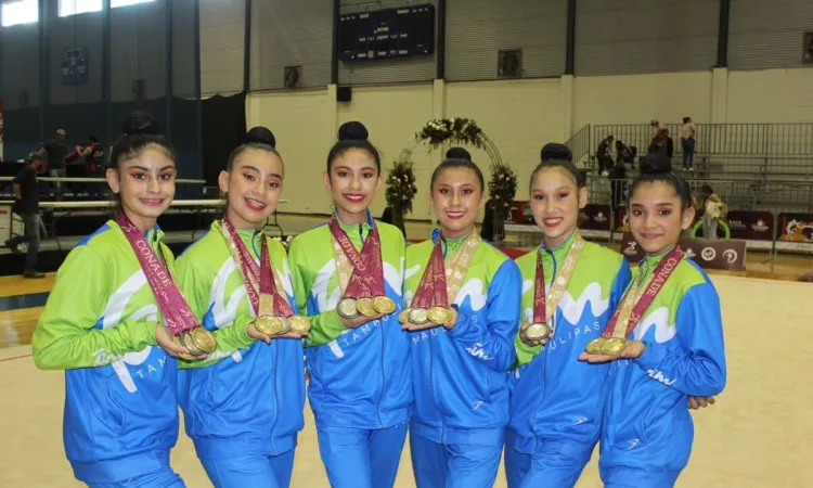 Cierra gimnasia rítmica en los Nacionales CONADE 2022