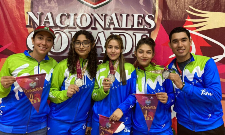 Tamaulipecos continúan ampliando el medallero en Nacionales CONADE 2022