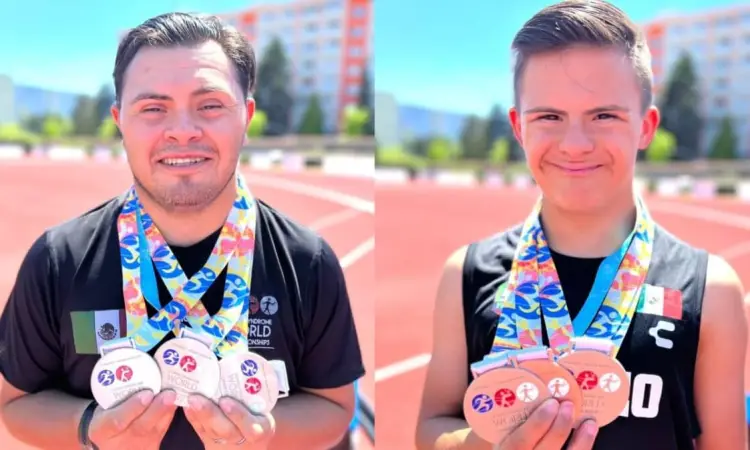 Tamaulipecos cierran con medalla en Mundial de Atletismo para Personas con Síndrome de Down