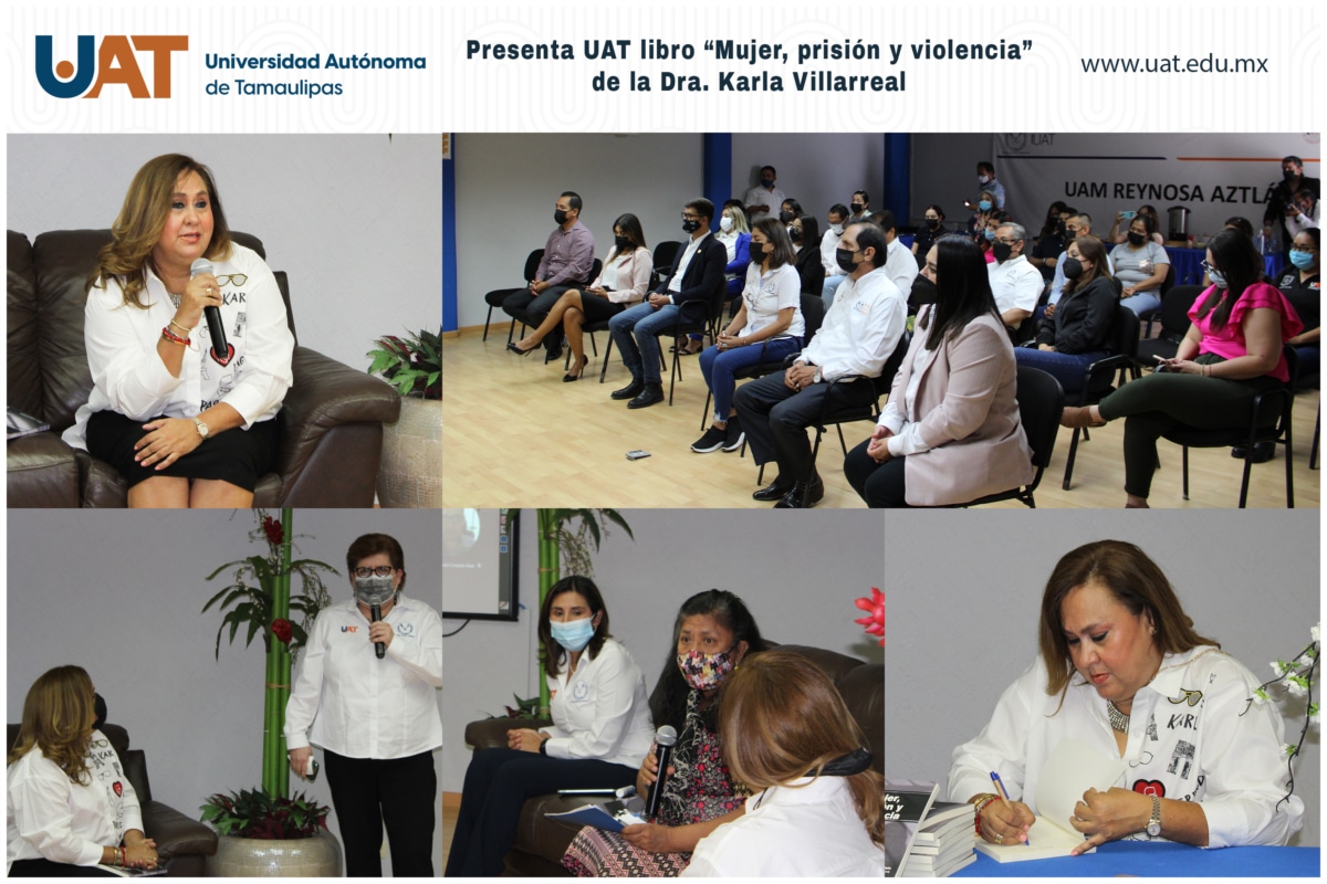 Presenta UAT libro Mujer, prisión y violencia, de la Dra. Karla Villarreal