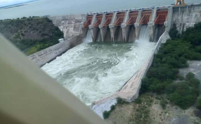 Presa FALCON, a un 14 % de su capacidad