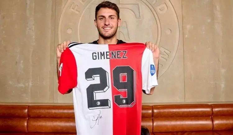 Santi Giménez: ´Espero celebrar muchos Goles con Feyenoord´