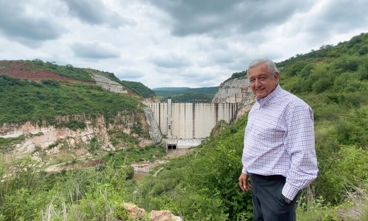 AMLO anuncia inversión para terminar construcción de la presa El Zapotillo