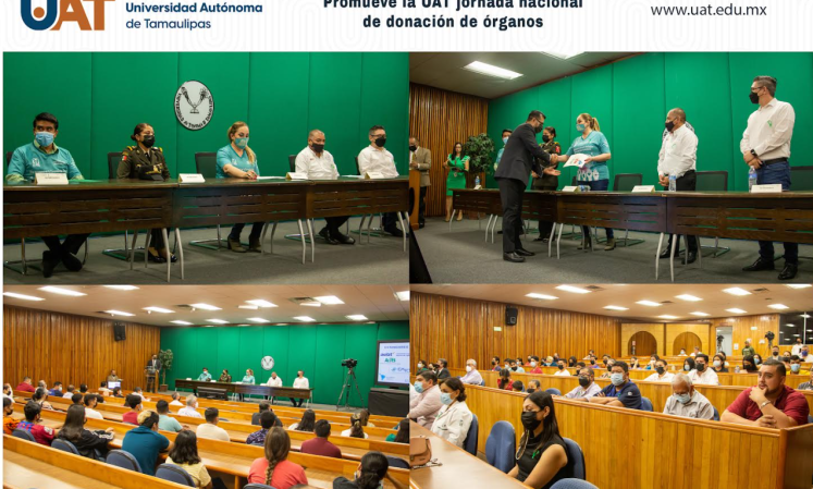 Participa UAT en jornada nacional de donación y trasplante de órganos