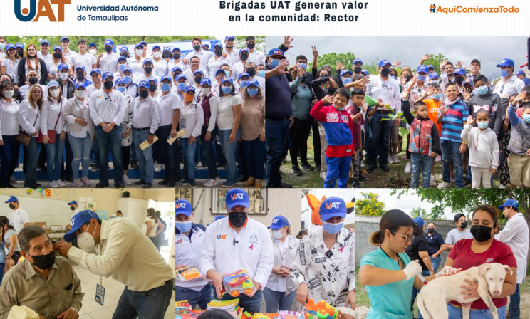 Brigadas UAT generan valor en la comunidad: Rector