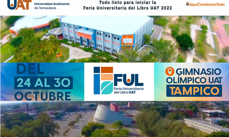 Todo listo para el arranque de la Feria Universitaria del Libro UAT 2022