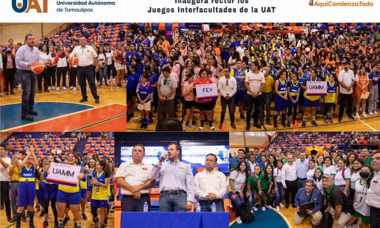 Inaugura rector los Juegos Interfacultades de la UAT 2022