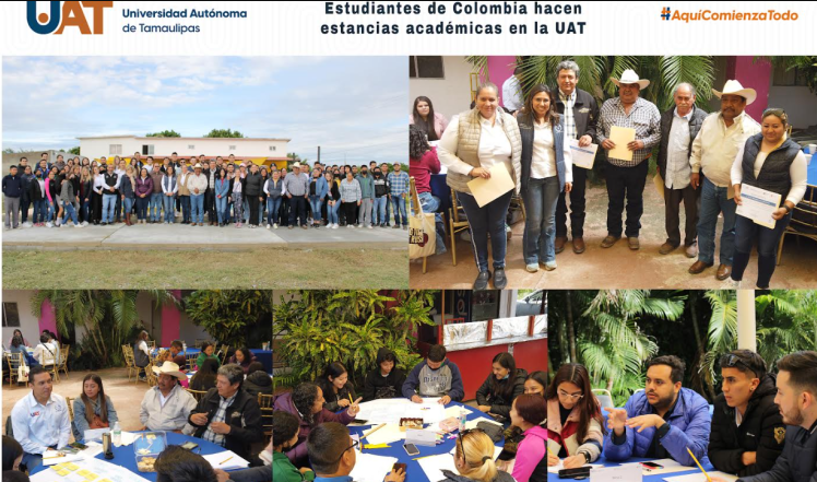 Estudiantes de Colombia hacen estancias académicas en la UAT