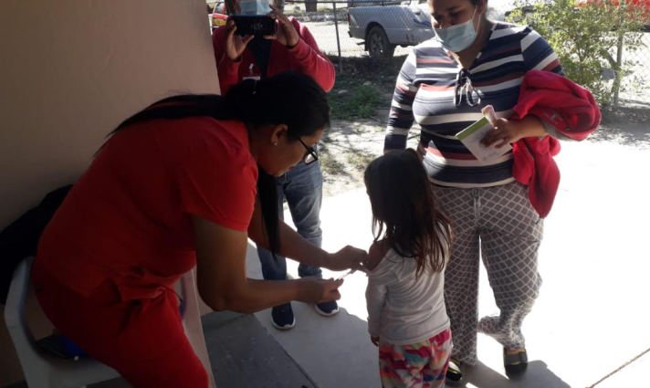 Llegan brigadas médicas de la Jurisdicción Sanitaria Uno a ejido Rancho Nuevo de Arce