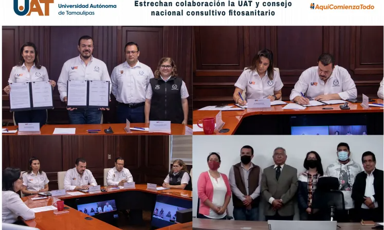 Firma acuerdo la UAT con el Consejo Nacional Consultivo Fitosanitario