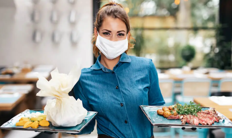 Solo meseros y empleados de cocina en restaurantes están obligados a portar cubre bocas
