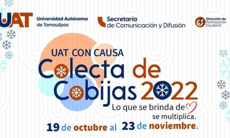 Invita UAT a participar en la colecta de cobijas 2022